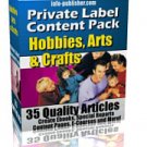 Private Label Content Pack: Hobbies & Crafts