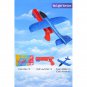 Foam glider launcher with soft EVA build, luminous design, fun outdoor airplane toy.