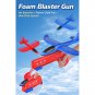 Foam glider launcher with soft EVA build, luminous design, fun outdoor airplane toy.