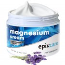 Magnesium cream with lavender for cramps, nerve relief, and nighttime relaxation.
