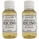 2-Pack Pure Castor Oil β For Lashes, Brows, Hair, Skin & Beard, Cosmetic & Edible Grade 2-Pack Pure Castor Oil β For Lashes, Brows, Hair, Skin & Beard, Cosmetic & Edible Grade