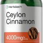 Horb&Atilde;&curren;ach Ceylon Cinnamon Capsules Non GMO Gluten Free 250 Count