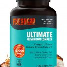 FreshCap Ultimate Mushroom Complex 12000mg Organic Supplement Capsules 120 Count FreshCap Ultimate Mushroom Complex 12000mg Organic Supplement Capsules 120 Count