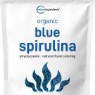 Organic Blue Spirulina Powder Vegan Protein Natural Food Coloring 30 Servings Organic Blue Spirulina Powder Vegan Protein Natural Food Coloring 30 Servings
