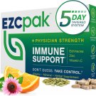 EZC Pak 5 Day Immune Support Booster with Echinacea Zinc Vitamin C Supplement EZC Pak 5 Day Immune Support Booster with Echinacea Zinc Vitamin C Supplement
