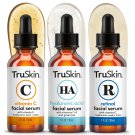 TruSkin Face Serum Trio Vitamin C Retinol Hyaluronic Acid Anti Aging Set 3 x 1 oz TruSkin Face Serum Trio Vitamin C Retinol Hyaluronic Acid Anti Aging Set 3 x 1 oz