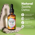 Zeolite Liquid Drops for Kids with Clinoptilolite & Vitamins B12 C D Orange Flavor Daily Support
