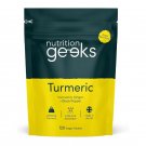 Nutrition Geeks Turmeric Tablets 2000mg Black Pepper Ginger UK Made 120 Count Daily Support