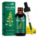 Mullein Drops for Lungs 60ml Mullein Leaf Extract with Chlorophyll Respiratory Support Herbal