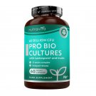 Nutravita 60 Billion CFU Probiotic Cultures 60 Capsules Daily Gut Health Digestive Support Formula