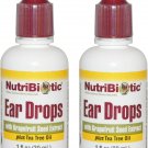 NutriBiotic Ear Drops with Grapefruit Seed Extract and Tea Tree Oil (Pack of 2), 1 Oz Each NutriBiotic Ear Drops with Grapefruit Seed Extract and Tea Tree Oil (Pack of 2), 1 Oz Each