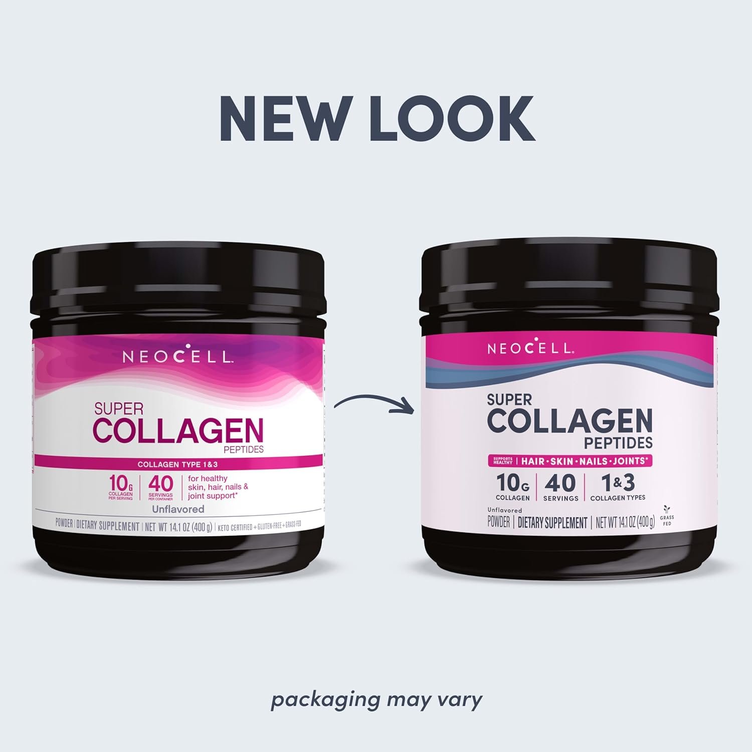 NeoCell Super Collagen Peptides, 10g Collagen Peptides per Serving