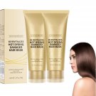 2Pcs Hair Mask, 8s Revitalizes Hot Dyeing Damaged Hair Mask, Keratin Revitalizing Cream