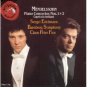 mendelssohn piano concertos nos. 1 & 2 - edelmann & flor CD 1989 RCA mint