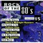 rock of the 80's volume 15 - various artists CD 1994 priority 9 tracks used mint