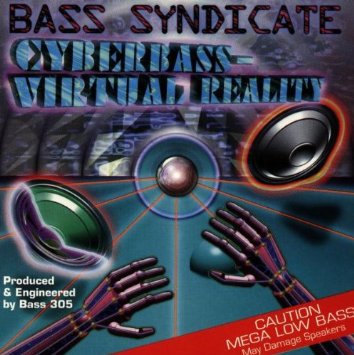 bass syndicate - cyberbass virtual reality CD 1993 DM recirds 12 tracks used mint