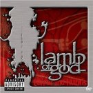 lamb of god - terror and hubris DVD in jewel case package 2003 prosthetic used mint