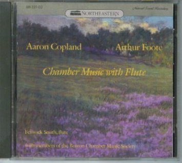 copland + foote - chamber music with flute - fenwick smith CD 1987 northeastern used mint