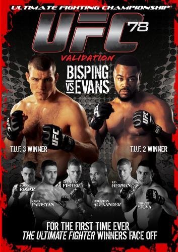 UFC 78 validation bisping vs evans DVD 2008 zuffa new