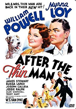after the thin man - william powell + myrna loy DVD 2005 warner B&W 112 minutes used mint