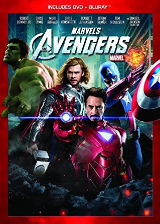 marvel's avengers DVD + bluray 2012 marvel used like new