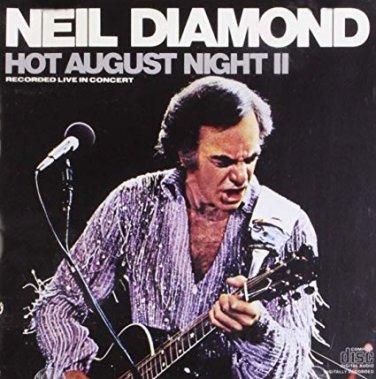 neil diamond - hot august night II CD 1987 CBS 20 tracks used mint