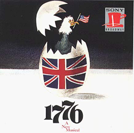 1776 - 1969 original broadway cast soundtrack - william danniels + paul hecht CD 1992 sony used mint