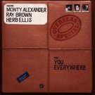 monty alexander + ray brown + herb ellis - overseas special CD 1984 concord jazz used like new