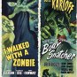 i walked with a zombie + body snatcher - val lewton horror double feature DVD 2005 like new