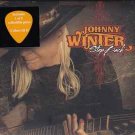 johnny winter - step back CD with a collectable pick Megaforce 2014 tri-fold cardboard sleeve new