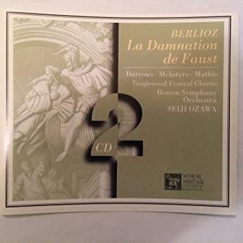 berlioz: la damnation de faust op.24 - boston sym orch / ozawa 2CDs 1987 MHS used like new 524569Y