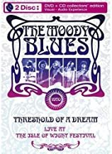 moody blues - threshold of a dream live at isle of wight festival DVD + CD 2009 eagle rock like new