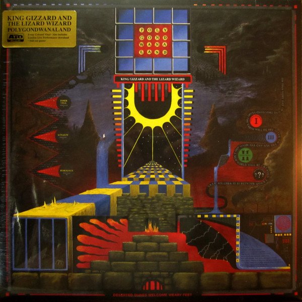 Gizzard And The Lizard Wizard &acirc;�� Polygondwanaland lp 2018 ATO records limited ed color new