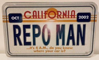 repo man - limited edition #14191 / 30000 DVD + CD 2-discs metal box region 1 used very good