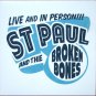 St Paul And The Broken Bones – Live And In Person! lp 2014 single lock records limited ed blue new