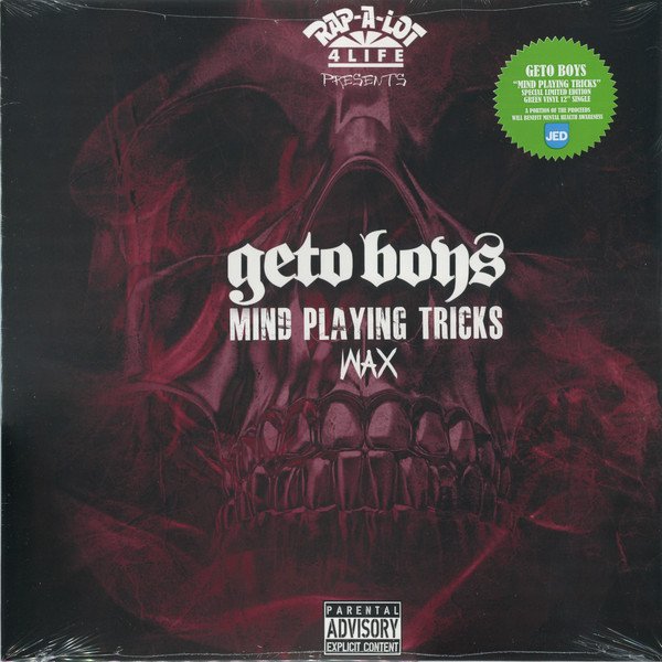 Geto Boys â�� Mind Playing Tricks On Me lp  Rap-A-Lot Records â�� RAPRD18 12" limited ed green new