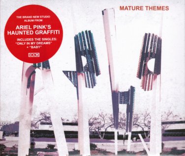 ariel pink's haunted graffiti - mature themes CD digipak 2012 4AD new CAD3230CD