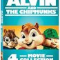 alvin and the chipmunks: 4 movie collection DVD 4-discs 20th century fox NTSC PG used like new