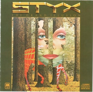 styx - grand illusion CD A&M 8 tracks used like new CD-3223