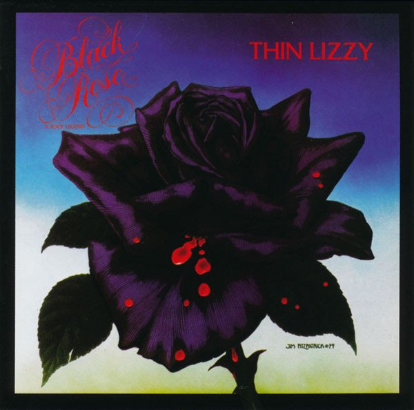 thin lizzy - black rose CD 1996 vertigo 9 tracks use like new 532 299-2