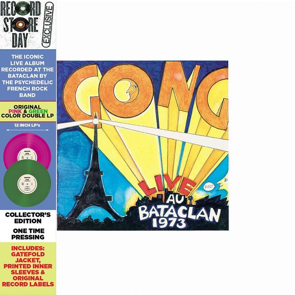 Gong &acirc;�� Live Au Bataclan 1973 LP 2019 Mantra 025 RSD limited ed gatefold color vinyl new