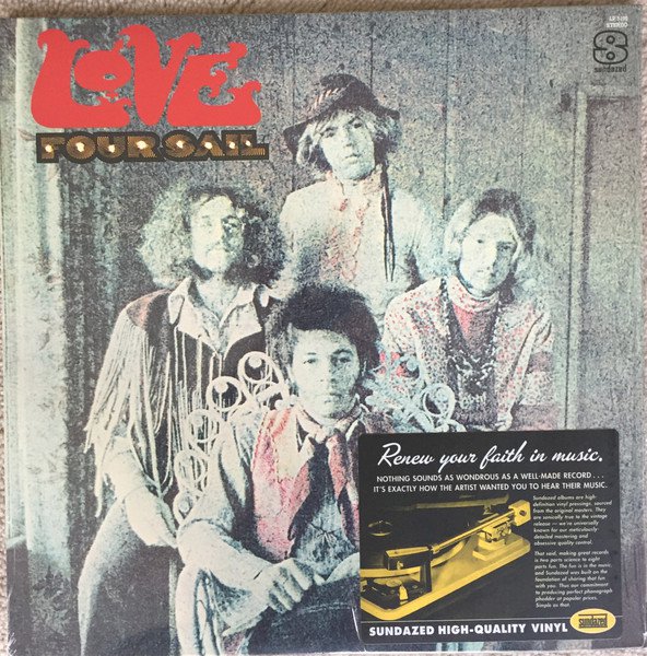 Love - Four Sail LP 2018 Sundazed Music LP5103 reissue new