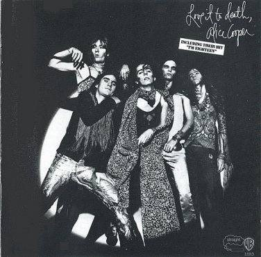 alice cooper - live it to death CD warner bros 9 tracks like new 1883-2