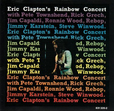 eric clapton - eric clapton's rainbow concert CD polydor 6 tracks like new 831 320-2