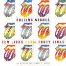 rolling stones - ten licks from forty licks CD sampler 2002 virgin abkco like new 7087 6 17516 2 8 rolling stones - ten licks from forty licks CD sampler 2002 virgin abkco like new 7087 6 17516 2 8