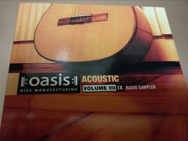 oasis acoustic radio sampler volume VII IX - various CD promo 22 tracks like new