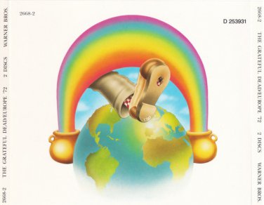 grateful dead - europe '72 CD 2-discs warner bros BMG Direct like new 2668-2