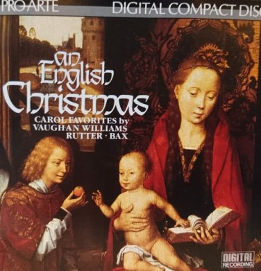an english christmas - vaughan williams rutter bax CD 1987 intersound proarte like new