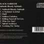 black sabbath - sabbath black sabbath CD creative sounds 8 tracks used like new 6005-2