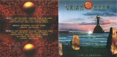 uriah heep - live in armenia 2CDs + DVD NTSC 3-discs 2011 frontiers like new FR CDVD 527